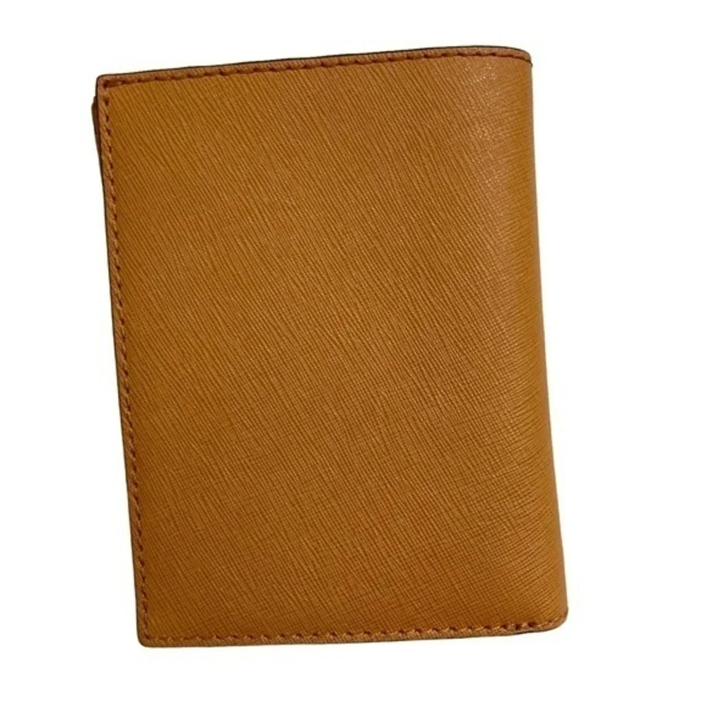 Michael kors light brown leather passport case